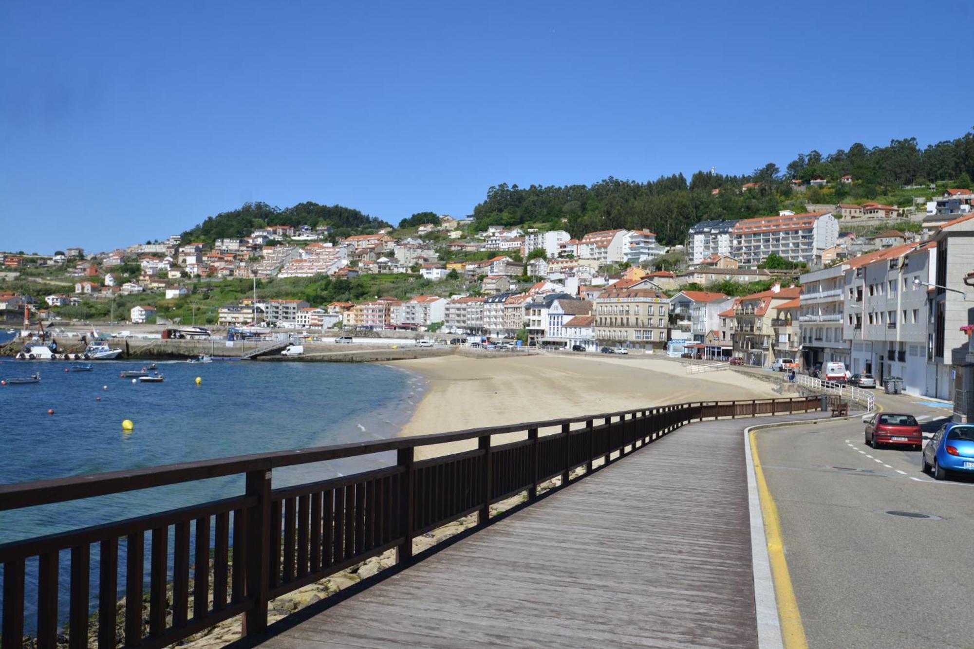 Coqueto Apartamento En Raxo, Sanxenxo Luaran gambar