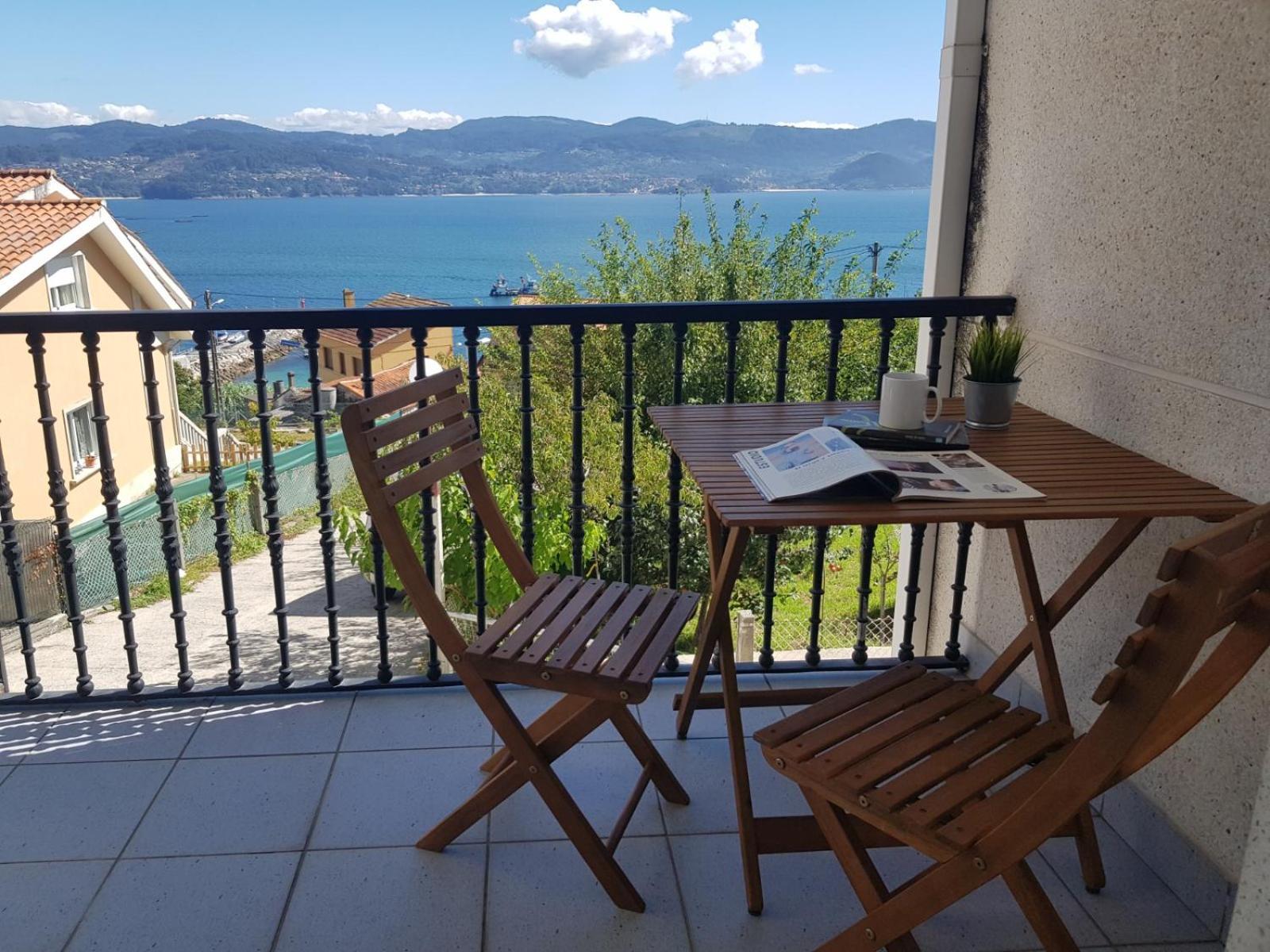 Coqueto Apartamento En Raxo, Sanxenxo Luaran gambar